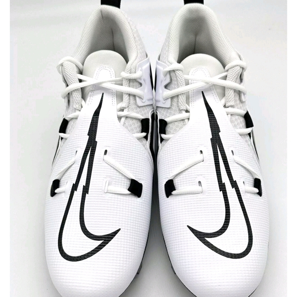 Nike Alpha Menace Pro 3 Men's Size12.5 White Mid Cut Football Cleats CT6649-100